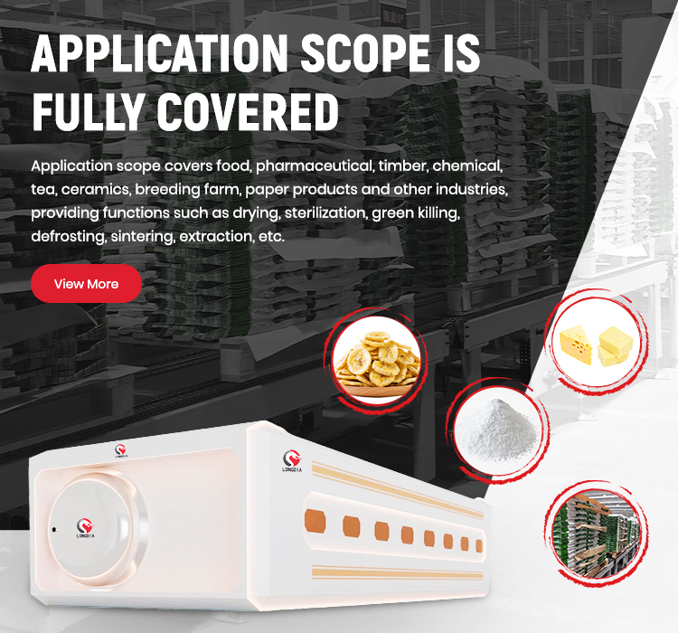 industrial microwave oven application