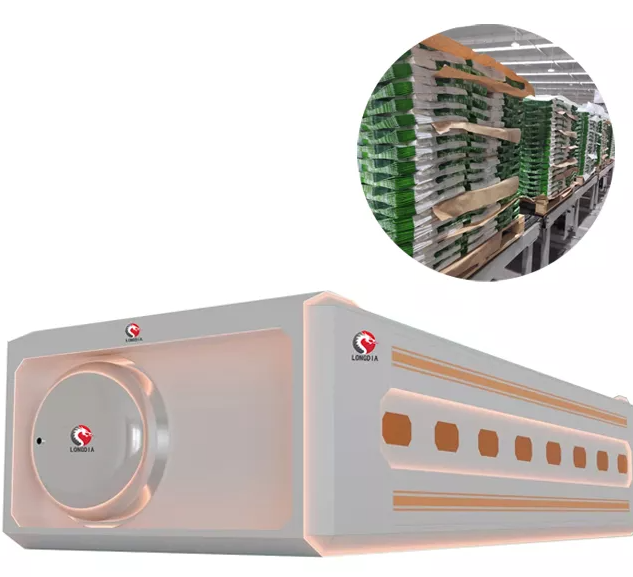 Valve pocket vacuum microwave drying equipment