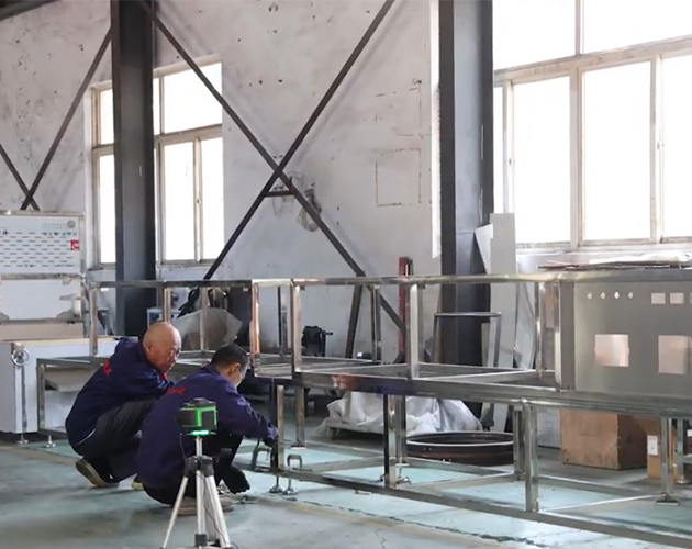 continuous microwave belt dryer