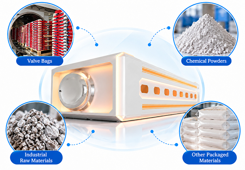 Microwave Valve Bag Drying Machine
